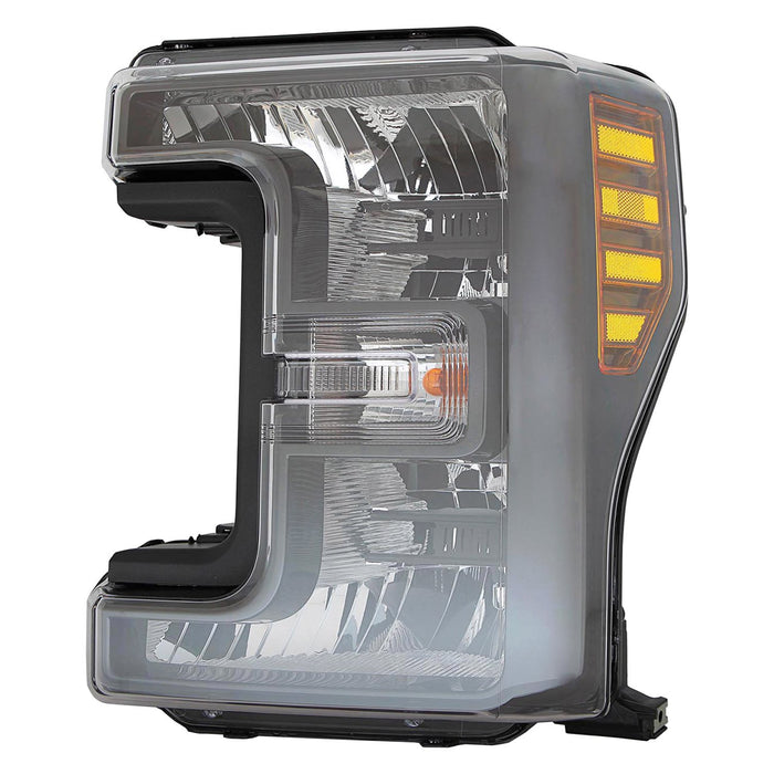 2019 Ford F-250 Super Duty/F-350 Super Duty Driver Side Headlight Assembly Halogen W/Sport Pkg Composite Crew Cab Pickup - FO2502400-Partify-Painted-Replacement-Body-Parts