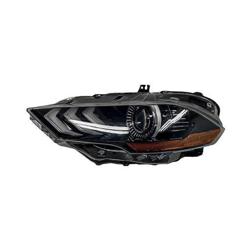 2018-2023 Ford Mustang Driver Side Headlight Assembly Led Projector Type Level 4 Full Automatic Composite - FO2502408-Partify-Painted-Replacement-Body-Parts
