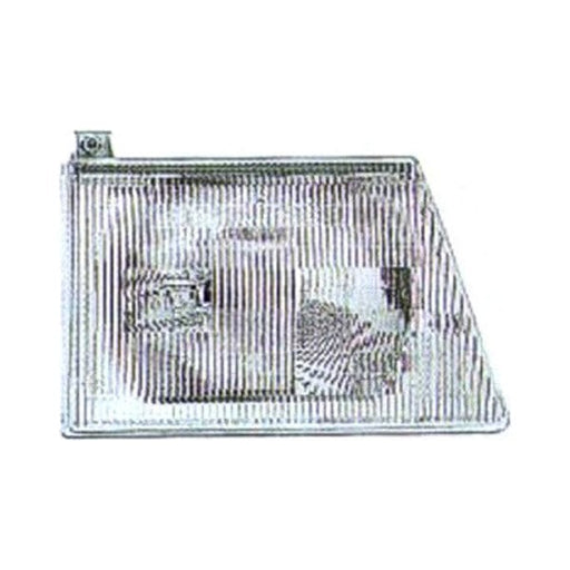 1992-1996 Ford E-150 Econoline/Econoline Club Wagon/E-250 Econoline/E-350 Econoline/E-350 Econoline Club Wagon Passenger Side Headlight Assembly Composite - FO2503117-Partify-Painted-Replacement-Body-Parts