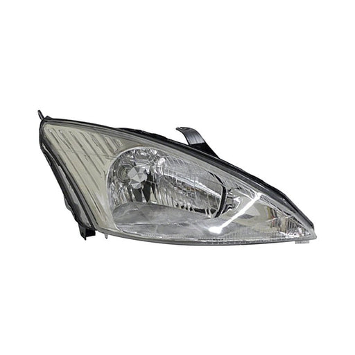 2000-2002 Ford Focus Base/LX/Manual/SE/Sony Limited Edition/ZTS/ZTW/ZX3/ZX5 Passenger Side Headlight Assembly Halogen Composite - FO2503171-Partify-Painted-Replacement-Body-Parts