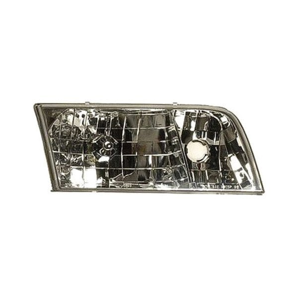 1998-2011 Ford Crown Victoria Passenger Side Headlight Assembly W/O Bulbs Or Sockets Replacement Lens Design Composite - FO2503200-Partify-Painted-Replacement-Body-Parts