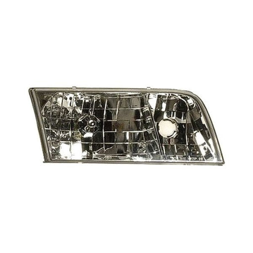 1998-2011 Ford Crown Victoria Passenger Side Headlight Assembly W/O Bulbs Or Sockets Replacement Lens Design Composite - FO2503200-Partify-Painted-Replacement-Body-Parts