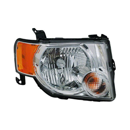 2008-2012 Ford Escape Passenger Side Headlight Assembly Composite - FO2503229-Partify-Painted-Replacement-Body-Parts