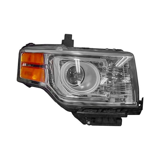 2009-2012 Ford Flex Limited Passenger Side Headlight Assembly Hid Composite - FO2503264-Partify-Painted-Replacement-Body-Parts