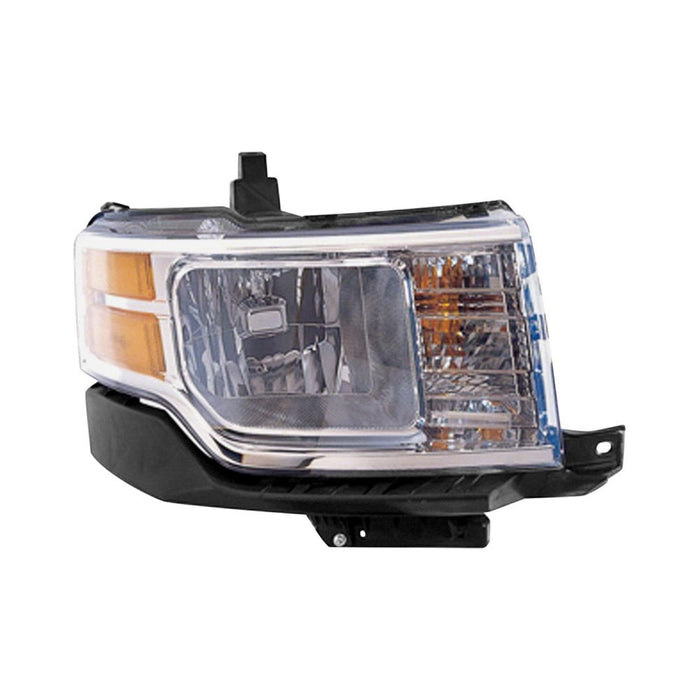 2009-2012 Ford Flex Passenger Side Headlight Assembly Halogen Composite - FO2503266-Partify-Painted-Replacement-Body-Parts
