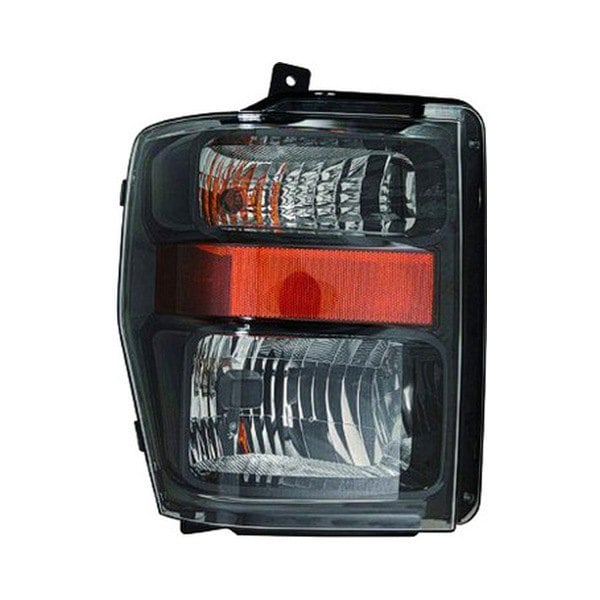 2008-2010 Ford F-250 Super Duty/F-350 Super Duty Harley-Davidson Edition Passenger Side Headlight Assembly Aero Style Composite - FO2503285-Partify-Painted-Replacement-Body-Parts