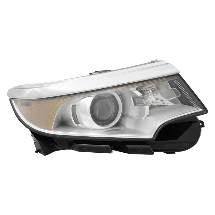 2011-2014 Ford Edge Limited/SE/SEL Passenger Side Headlight Assembly Halogen Composite - FO2503291-Partify-Painted-Replacement-Body-Parts