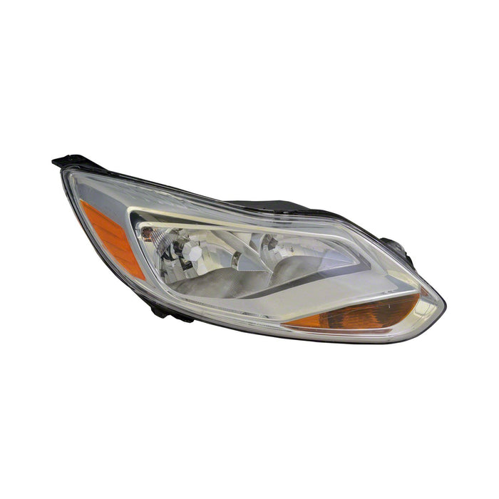 2012-2014 Ford Focus S/SE/SE Plus/SEL Passenger Side Headlight Assembly Composite Hatchback/Sedan - FO2503298-Partify-Painted-Replacement-Body-Parts