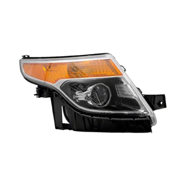 2011-2012 Ford Explorer Passenger Side Headlight Assembly Halogen W/Adjust Composite - FO2503305-Partify-Painted-Replacement-Body-Parts