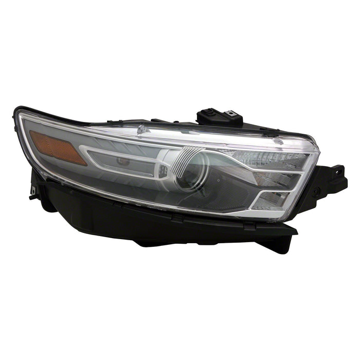 2013-2014 Ford Taurus Passenger Side Headlight Assembly Halogen Composite - FO2503310-Partify-Painted-Replacement-Body-Parts