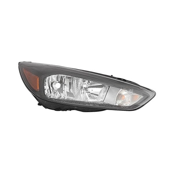 2015-2018 Ford Focus Passenger Side Headlight Assembly Halogen W/O Signature Lighting Bezel Bulb Drl Composite - FO2503337-Partify-Painted-Replacement-Body-Parts