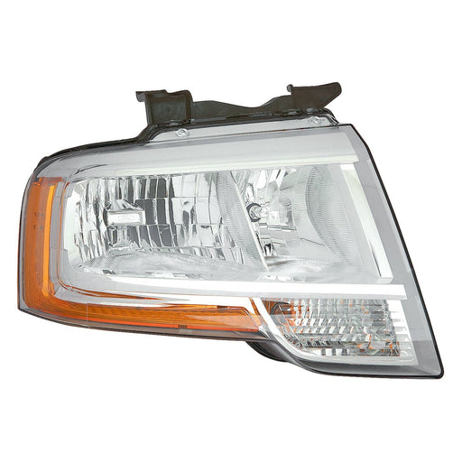 2015-2017 Ford Expedition Passenger Side Headlight Assembly Reflector Type W/O Complex Reflect B/Out Composite - FO2503346-Partify-Painted-Replacement-Body-Parts
