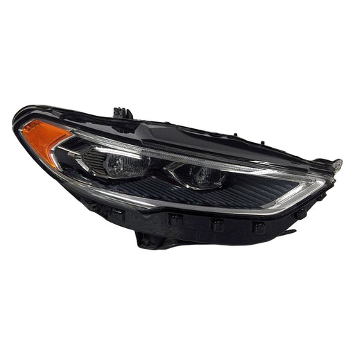 2017-2020 Ford Fusion Passenger Side Headlight Assembly Led W/O Auto High Beam Composite - FO2503347-Partify-Painted-Replacement-Body-Parts