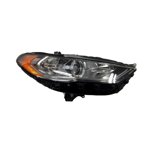 2017-2020 Ford Fusion Passenger Side Headlight Assembly Halogen W/O Signature Lighting Composite - FO2503348-Partify-Painted-Replacement-Body-Parts