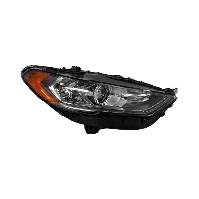 2017-2020 Ford Fusion Passenger Side Headlight Assembly Halogen W/Signature Lighting Composite - FO2503350-Partify-Painted-Replacement-Body-Parts