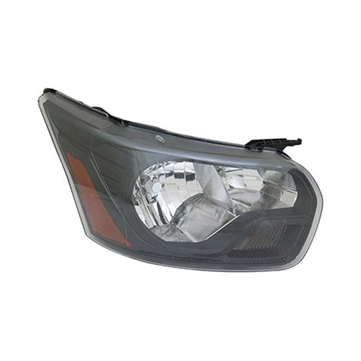 2016-2019 Ford Transit-150/Transit-250/Transit-350/Transit-350 HD Passenger Side Headlight Assembly From 9-2-15 W/O Chrome Trim Composite - FO2503356-Partify-Painted-Replacement-Body-Parts