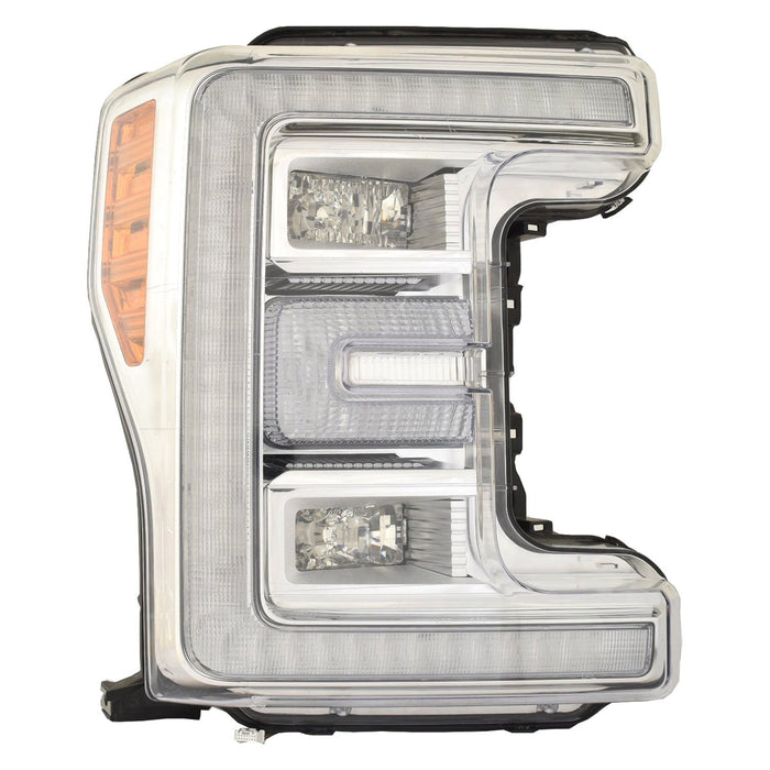 2017-2018 Ford F-350 Super Duty Passenger Side Headlight Assembly Led Composite Crew Cab Pickup/Extended Cab Pickup - FO2503362-Partify-Painted-Replacement-Body-Parts