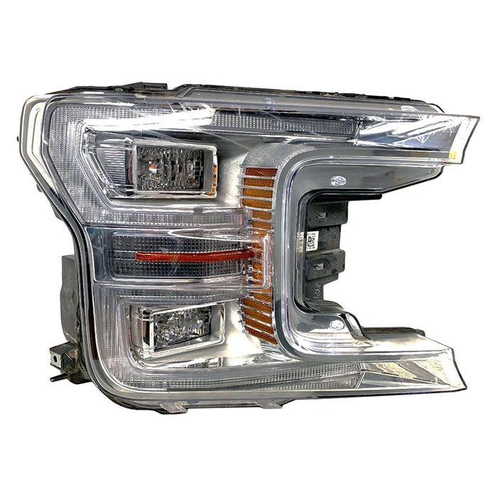 2018-2020 Ford F-150 Passenger Side Headlight Assembly Led W/O Sport Appearance Pkg Composite - FO2503366-Partify-Painted-Replacement-Body-Parts