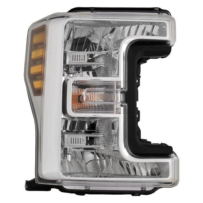 2018-2019 Ford F-250 Super Duty/F-350 Super Duty Passenger Side Headlight Assembly Halogen Composite - FO2503378-Partify-Painted-Replacement-Body-Parts