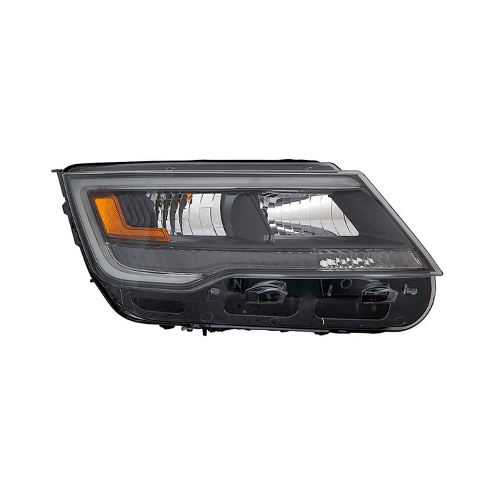 2018-2019 Ford Explorer Sport Passenger Side Headlight Assembly Led W/Led Drl From 4-4-18 Composite - FO2503390-Partify-Painted-Replacement-Body-Parts