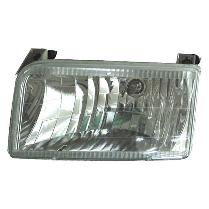 1992-1997 Ford Bronco/F-150 Headlight Set W/Clear Lens Diamond Design Performance Set - FO2505102-Partify-Painted-Replacement-Body-Parts