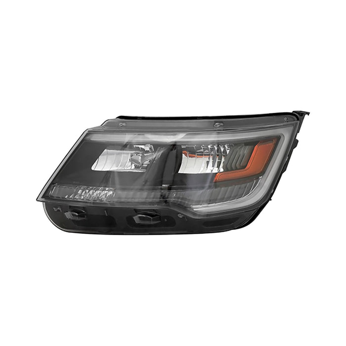 2016-2018 Ford Explorer Sport Driver Side Headlight Lens Housing Hid - FO2518131-Partify-Painted-Replacement-Body-Parts