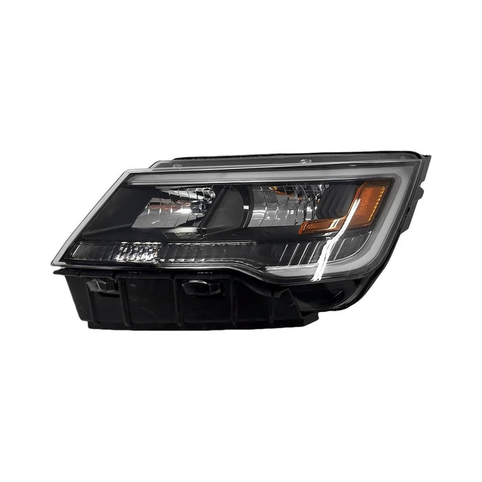 2016-2018 Ford Police Interceptor Utility Driver Side Headlight Lens Housing Hid Prep Pkg - FO2518132-Partify-Painted-Replacement-Body-Parts