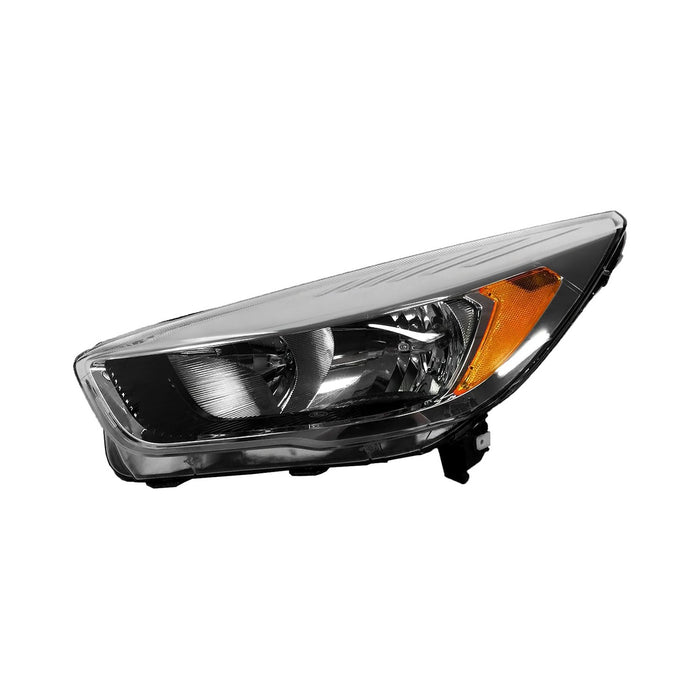 2017-2019 Ford Escape Driver Side Headlight Lens Housing Halogen W/O Bezel - FO2518133-Partify-Painted-Replacement-Body-Parts