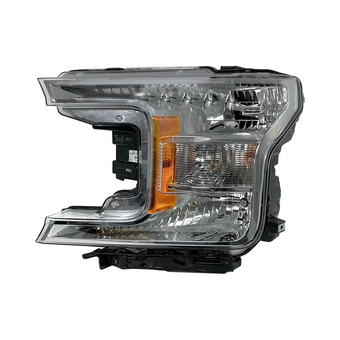 2018 Ford F-150 Driver Side Headlight Lens Housing Halogen W/O Sport Appearance Pkg To 12-17-17 - FO2518145-Partify-Painted-Replacement-Body-Parts