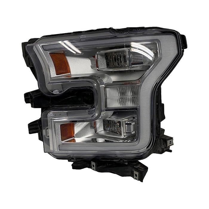 2017 Ford F-150 Driver Side Headlight Lens Housing Led W/O Special Edition Pkg Crew Cab Pickup/Extended Cab Pickup - FO2518148-Partify-Painted-Replacement-Body-Parts