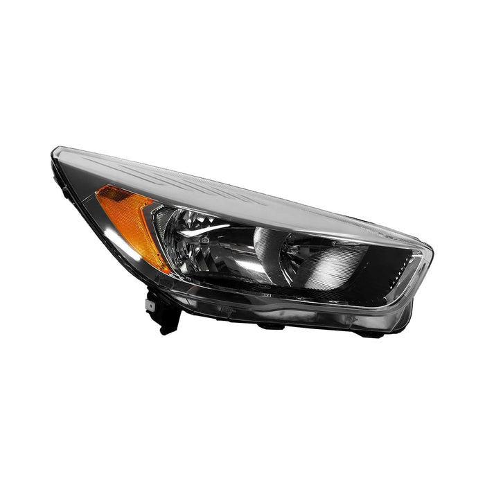 2017-2019 Ford Escape Passenger Side Headlight Lens Housing Halogen W/O Bezel - FO2519133-Partify-Painted-Replacement-Body-Parts