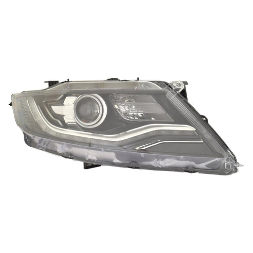 2016-2018 Lincoln MKX Passenger Side Headlight Lens Housing W/O Adaptive Headlamps - FO2519142-Partify-Painted-Replacement-Body-Parts