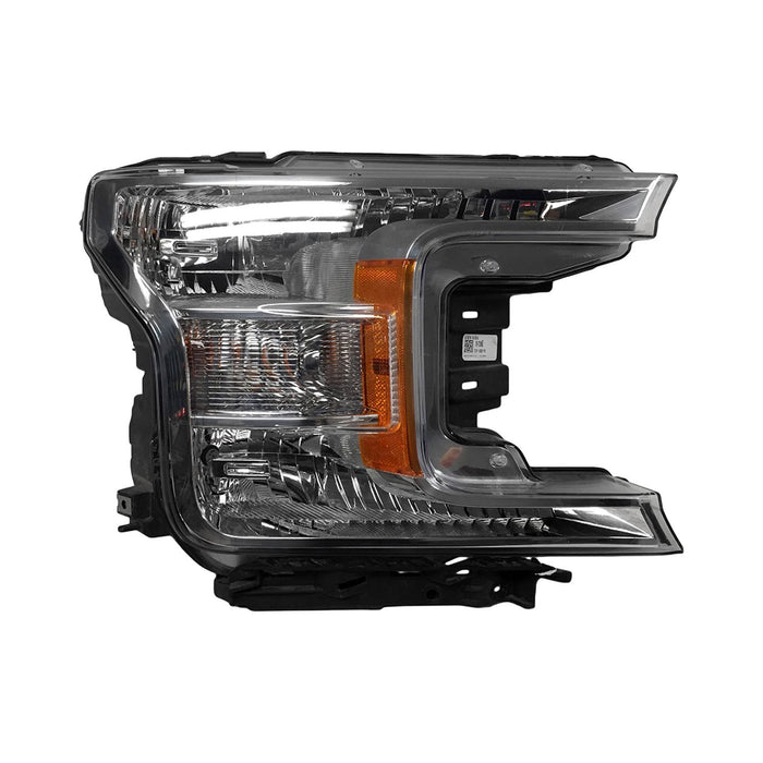 2018 Ford F-150 Passenger Side Headlight Lens Housing Halogen W/Sport Appearance Pkg To 12-17-17 - FO2519146-Partify-Painted-Replacement-Body-Parts