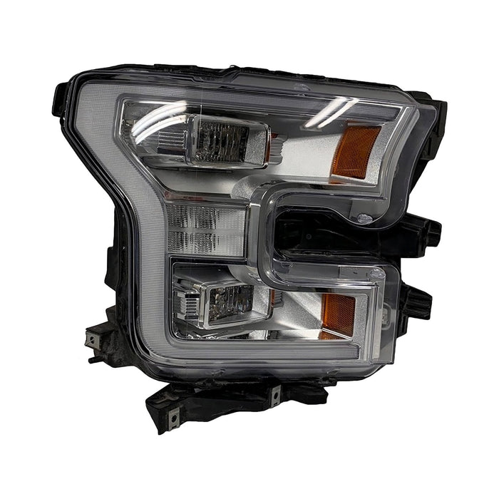 2017 Ford F-150 Passenger Side Headlight Lens Housing Led W/O Special Edition Pkg Crew Cab Pickup/Extended Cab Pickup - FO2519148-Partify-Painted-Replacement-Body-Parts