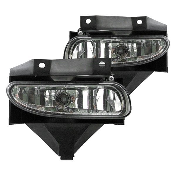 1999-2004 Ford Mustang Base/Equipado/GT/GT Bullitt Fog Light Set Diamond Design - FO2591103-Partify-Painted-Replacement-Body-Parts