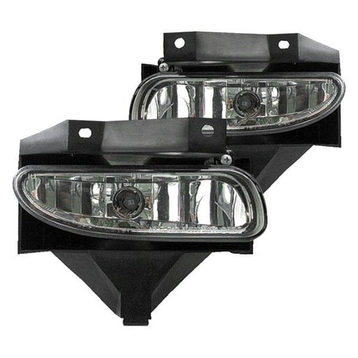 1999-2004 Ford Mustang Base/Equipado/GT/GT Bullitt Fog Light Set Diamond Design - FO2591103-Partify-Painted-Replacement-Body-Parts