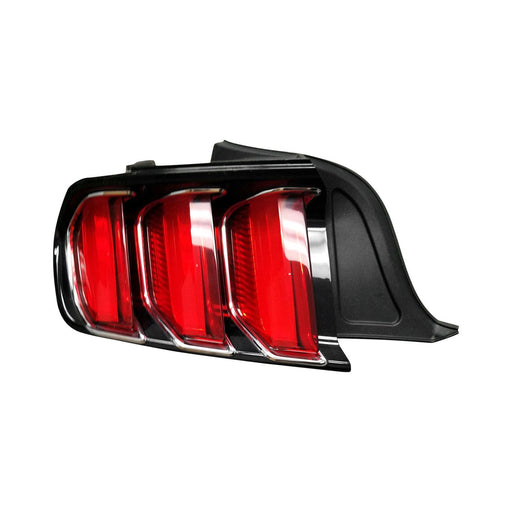 2015-2017 Ford Mustang Driver Side Tail Light Assembly W/Chrome Stripe. - FO2800241-Partify-Painted-Replacement-Body-Parts