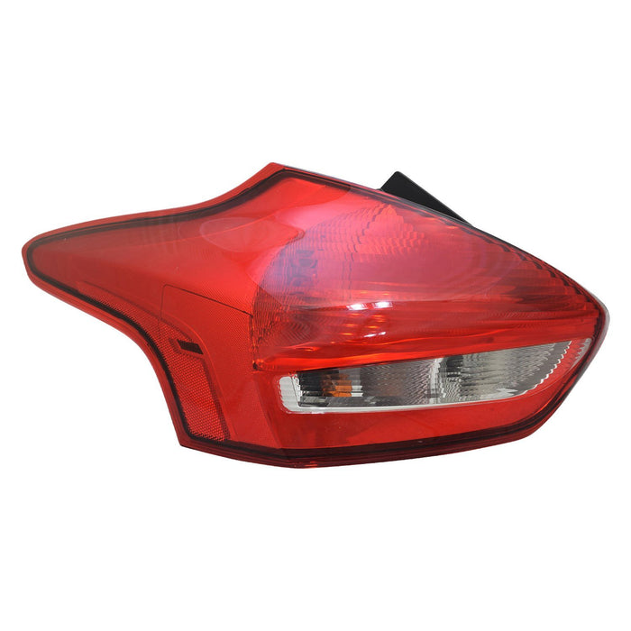 2015-2018 Ford Focus ST Driver Side Tail Light Assembly W/O Led Lamp Hatchback - FO2800245-Partify-Painted-Replacement-Body-Parts