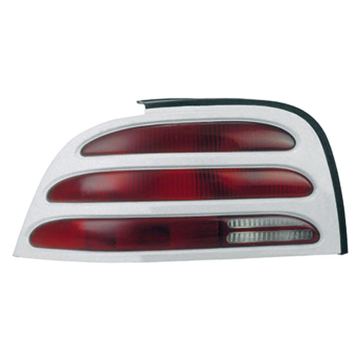 1994-1995 Ford Mustang Passenger Side Tail Light Assembly White - FO2801213-Partify-Painted-Replacement-Body-Parts