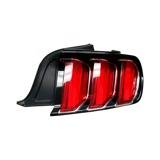 2015-2017 Ford Mustang Passenger Side Tail Light Assembly W/Chrome Stripe - FO2801241-Partify-Painted-Replacement-Body-Parts