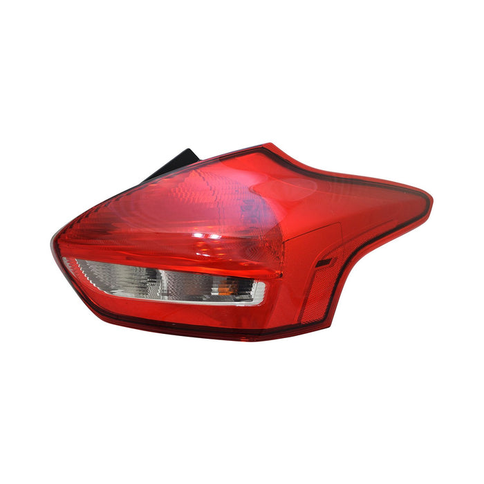 2015-2018 Ford Focus ST Passenger Side Tail Light Assembly W/O Led Lamp Hatchback - FO2801245-Partify-Painted-Replacement-Body-Parts