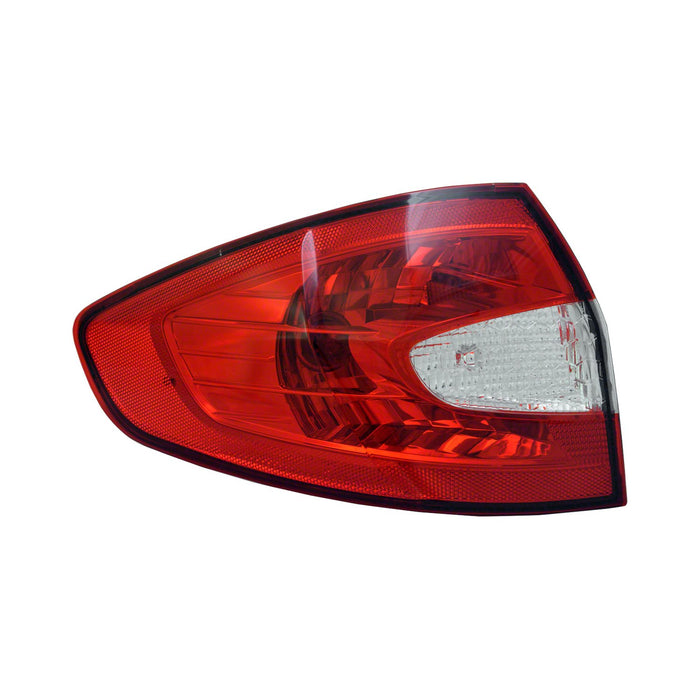 2011-2013 Ford Fiesta Driver Side Tail Light Assembly On Body Outer Sedan - FO2804105-Partify-Painted-Replacement-Body-Parts