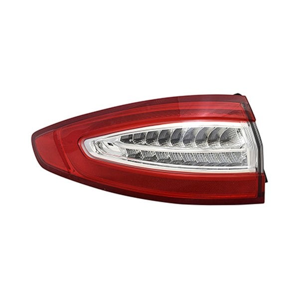 2013-2016 Ford Fusion Energi SE/Energi Titanium/Titanium Hybrid Driver Side Tail Light Assembly Outer - FO2804111-Partify-Painted-Replacement-Body-Parts