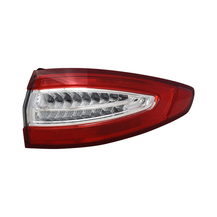 2013-2016 Ford Fusion S/S Hybrid/SE/SE Hybrid Passenger Side Tail Light Assembly Outer - FO2805110-Partify-Painted-Replacement-Body-Parts