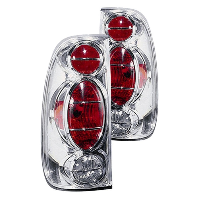 1997-2003 Ford F-150 Tail Light Set Helmet Design Chrome Extended Cab Pickup/Standard Cab Pickup - FO2811139-Partify-Painted-Replacement-Body-Parts