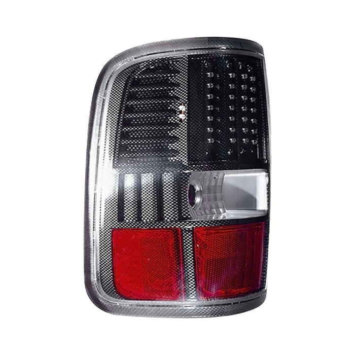 2004-2006 Ford F-150 Tail Light Set Led Design W/Carbon Fiber Painted Housing - FO2811178-Partify-Painted-Replacement-Body-Parts