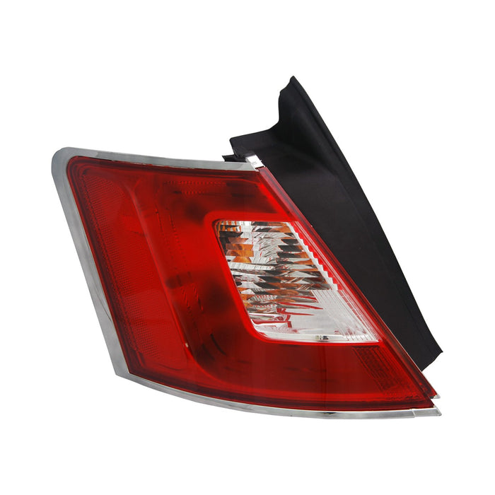 2010-2012 Ford Taurus Limited Driver Side Tail Light Housing W/Chrome Trim Includes Lens - FO2818141-Partify-Painted-Replacement-Body-Parts