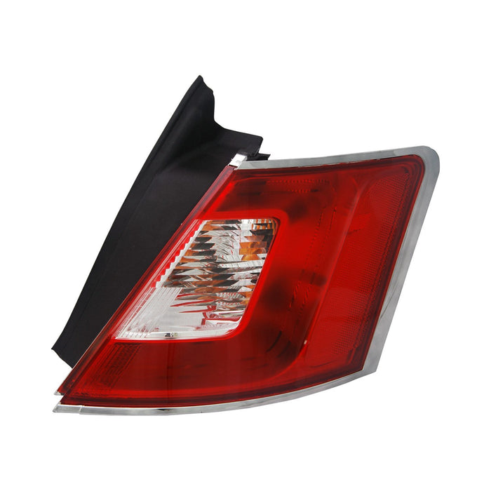 2010-2012 Ford Taurus Limited Passenger Side Tail Light Housing W/Chrome Trim Includes Lens - FO2819141-Partify-Painted-Replacement-Body-Parts