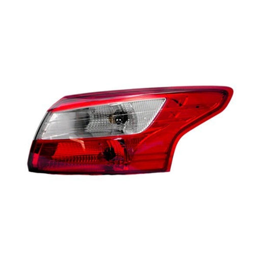 2012-2014 Ford Focus Passenger Side Tail Light Housing Includes Lens Sedan - FO2819151-Partify-Painted-Replacement-Body-Parts