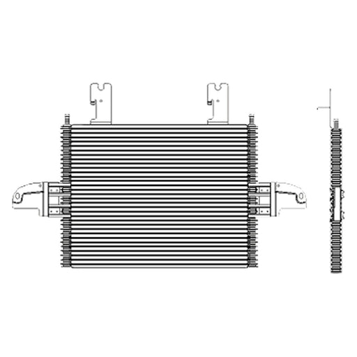 2003-2005 Ford Excursion/F-250 Super Duty/F-350 Super Duty Automatic Transmission Oil Cooler Assembly 6L V8 - FO4050103-Partify-Painted-Replacement-Body-Parts